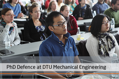 PhD Defence at DTU Mechanical Engineering